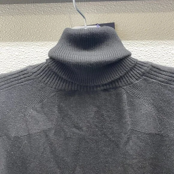 SEASE Men’s Whole Lightweight 100% Wool Turtleneck Sweater